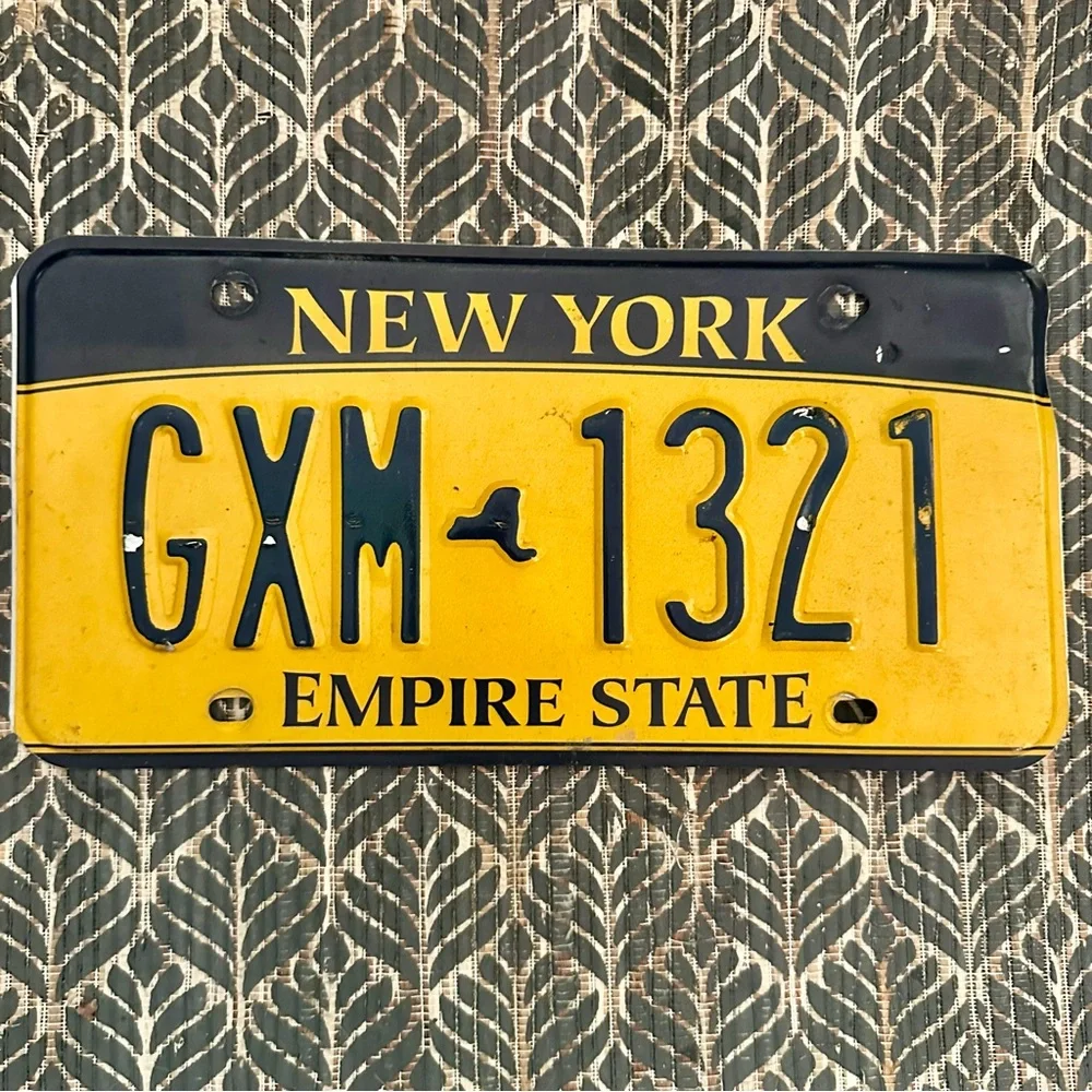 New York Empire State License Plate